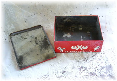 OXO 缶 イギリス アンティーク雑貨