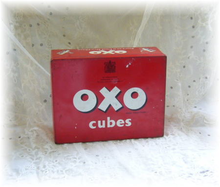 OXO 缶 イギリス アンティーク雑貨