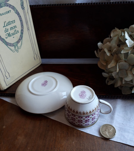 Crowne Chelsea デミタス カップ＆ソーサー イギリス 陶磁器 アンティーク 食器